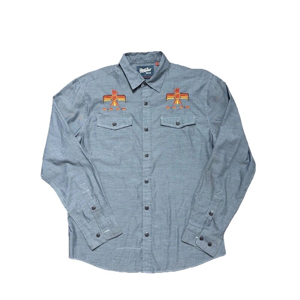 Howler Bros Shirt Mens MED Austin City Limits Studio 6A Pilot Bird Willie Nelson